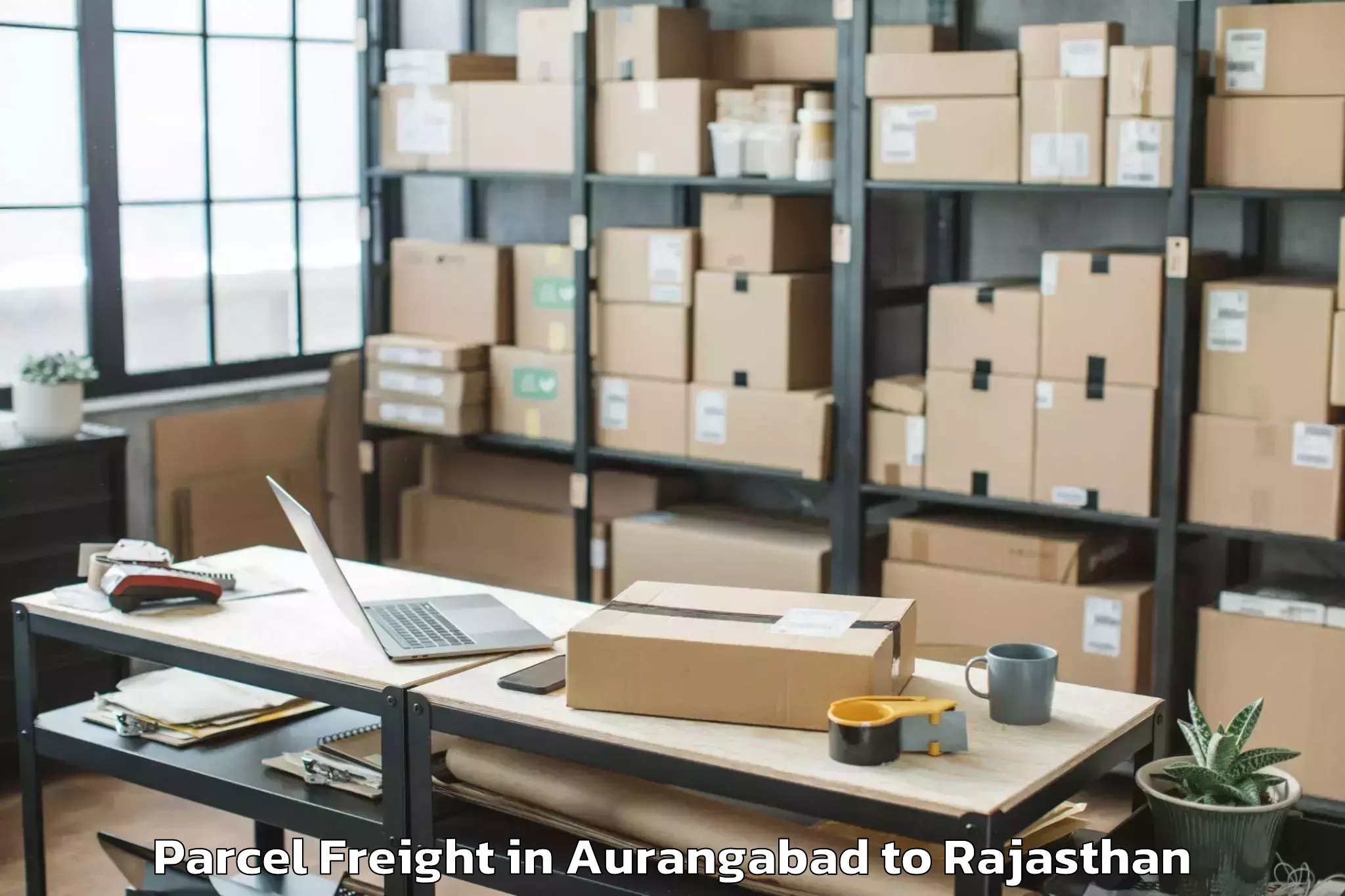 Aurangabad to Ajmer Parcel Freight Booking